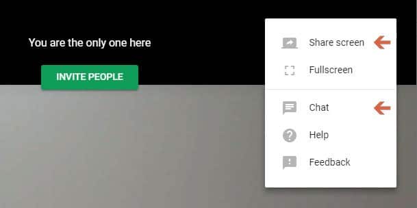 How to use Google Hangouts Screen Sharing 