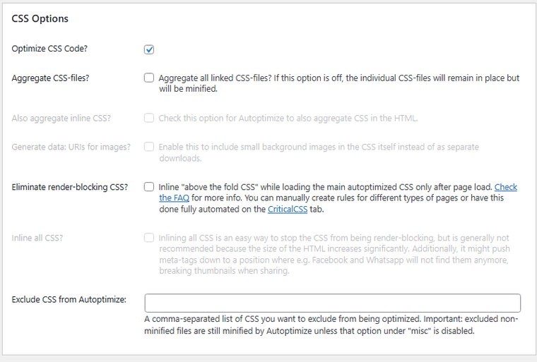 Autoptimize CSS Minification Autoptimize CSS Minification