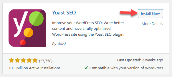 Install Yoast SEO Install Yoast SEO