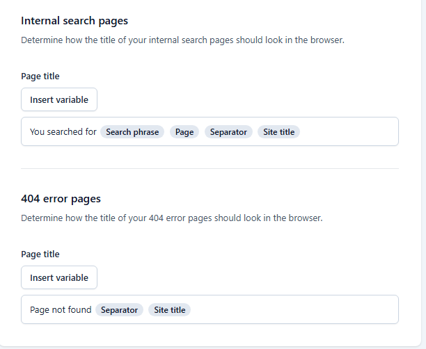 Special Pages Special Pages