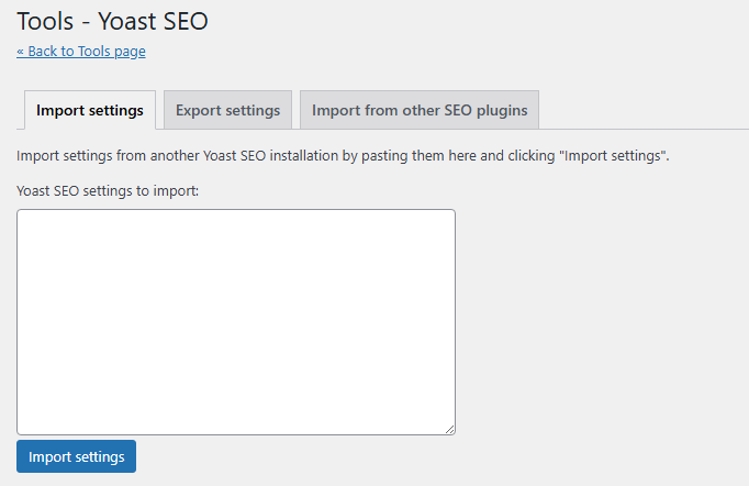 Yoast Import and Yoast Import and Export
