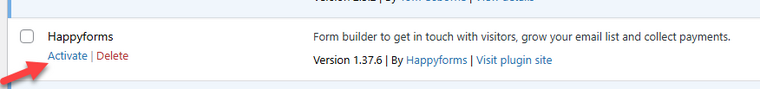 activate plugin activate plugin
