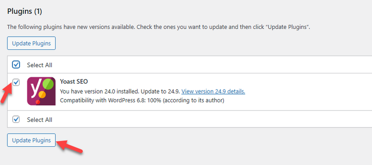 update plugin update plugin