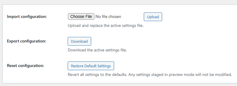 import configuration import configuration
