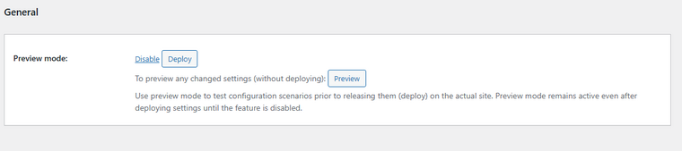 preview mode enabled preview mode enabled