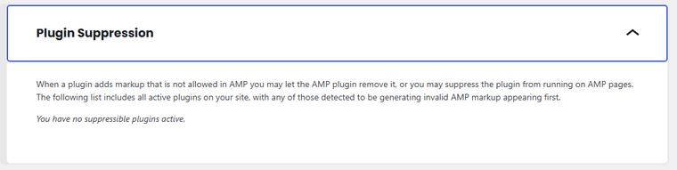 Plugin Suppression Plugin Suppression