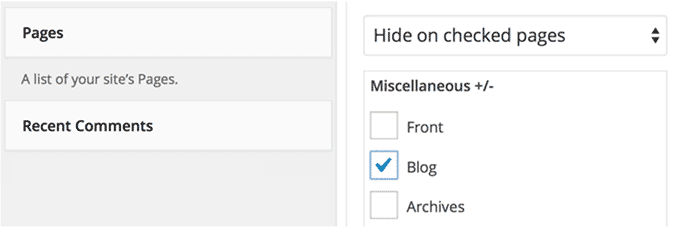 Display Widgets Plugin for Widget Visibility Control Feature to Show or Hide Widgets in WordPress