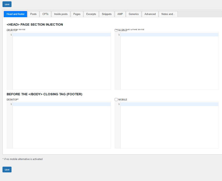 Plugin Code Insertion