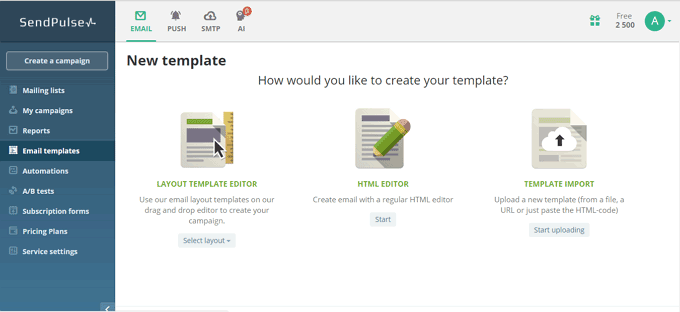 Design or Import a Template
