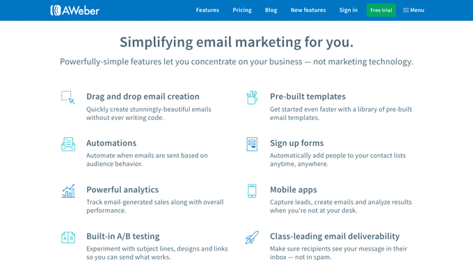 AWeber most popular email marketing tools AWeber - Most popular Email Marketing Tools