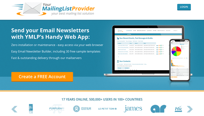 YMLP Your Mailing List Provider YMLP - Your Mailing List Provider