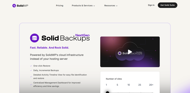 Solid Backups