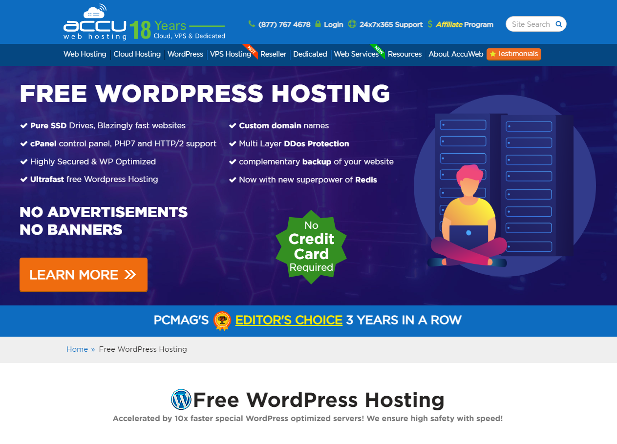 AccuWeb Hosting Free WordPress Hosting for Lifetime 30 Days trial AccuWeb Hosting Free WordPress Hosting for Lifetime - 30 Days trial