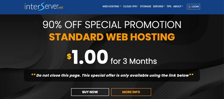 Interserver 3 months trial offer Interserver Hosting - 3 Months Trial Offer