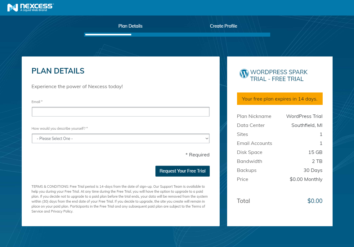 Liquid Web NEXCESS Free Hosting Trial 14 days Liquid Web (NEXCESS) - 14 days Free Hosting Trial