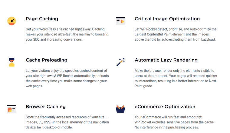 WP Rocket Basic Cache Settings WP Rocket Basic Cache Settings