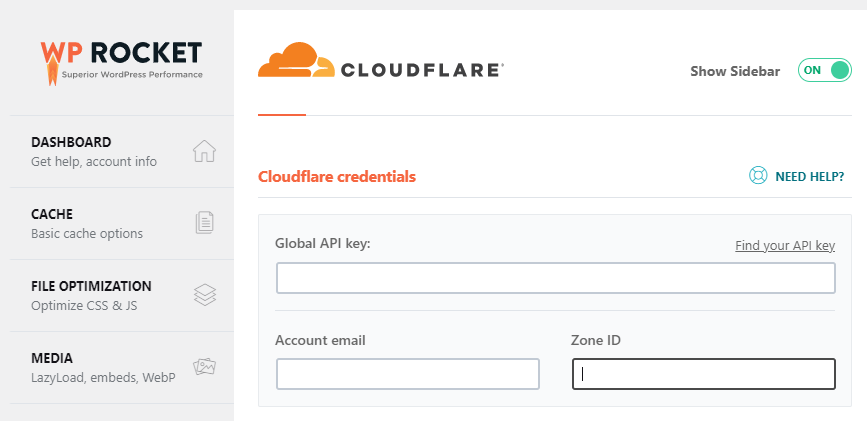 connect wp rocket and cloudflare