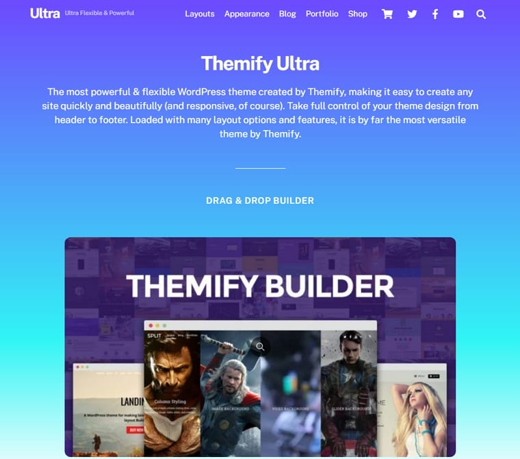 ultra wordpress theme by themify Flexible Multi-Purpose WordPress Theme for Business - Ultra