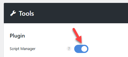 Enable Script Manager Enable Script Manager