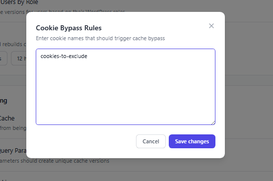 Cookie Bypass Rules Cookie Bypass Rules