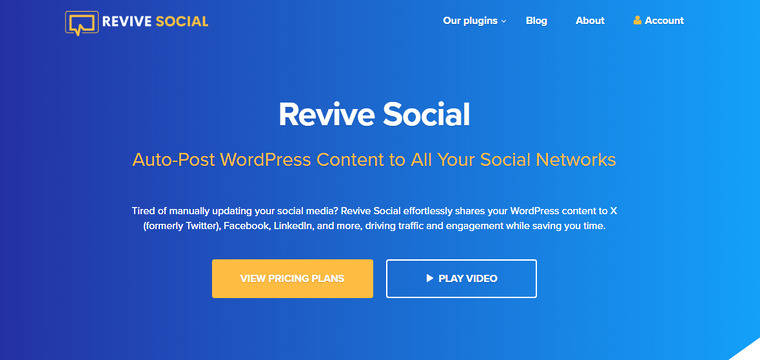 Revive Social Revive Social - Best WordPress Social Sharing Plugins