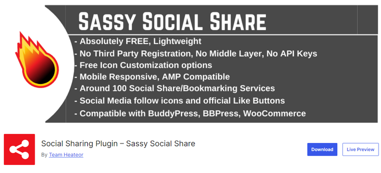 Sassy Social Share Sassy Social Share