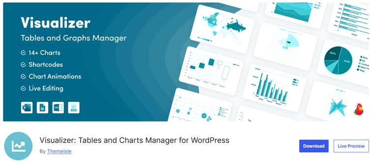 Visualizer Visualizer - wordpress table plugins