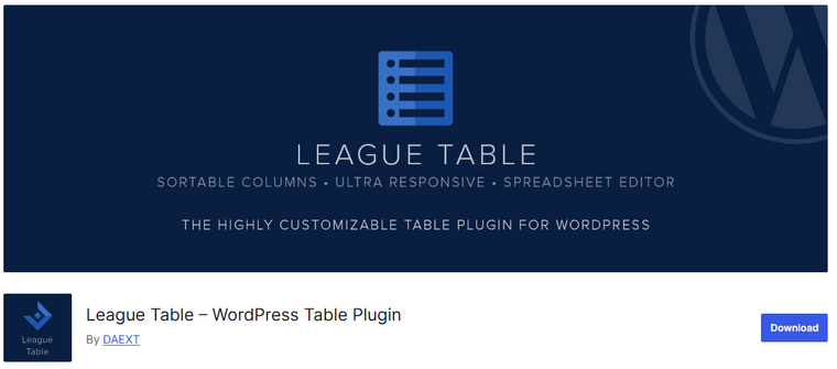 League Table League Table