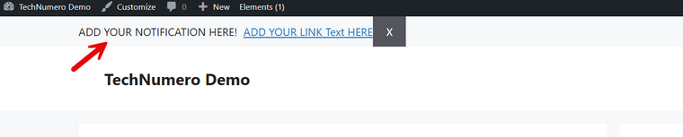 GP Notification Bar without Styling GP Notification Bar without Styling