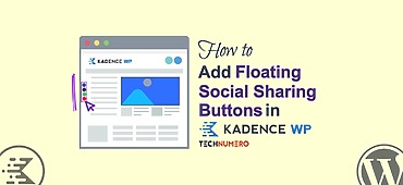How to Add Floating Social Sharing Buttons in Kadence Theme
