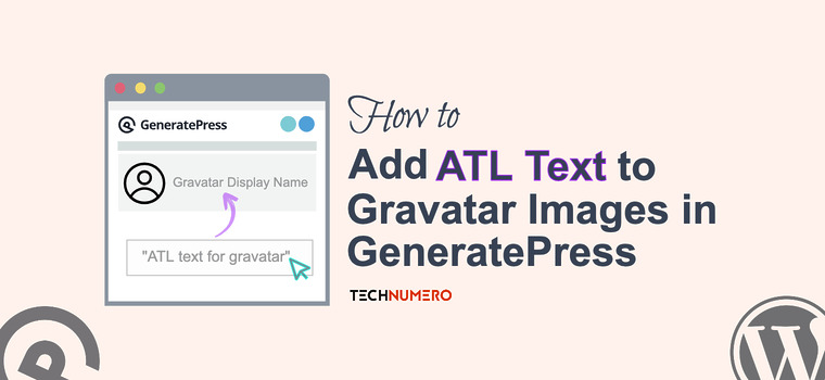 How to Add ALT Text to Gravatar Images in GeneratePress