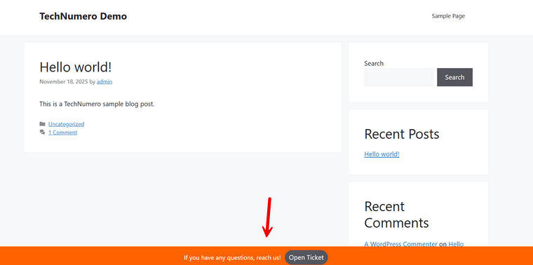 GeneratePress Sticky Footer Created GeneratePress Sticky Footer Created