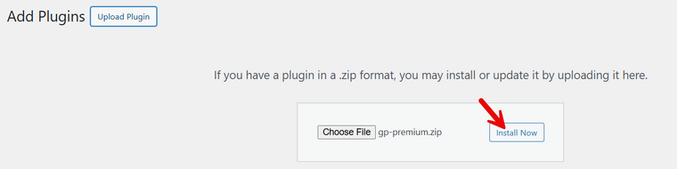Install GP Premium