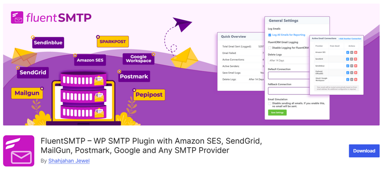 FluentSMTP - WP Mail SMTP Alternatives