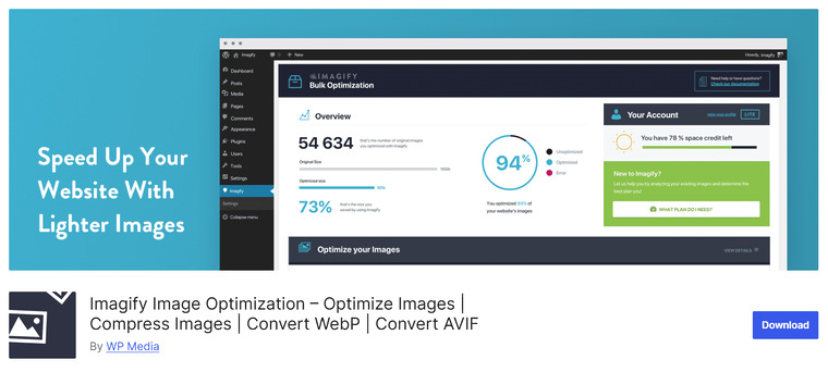 Imagify - Optimole Alternatives