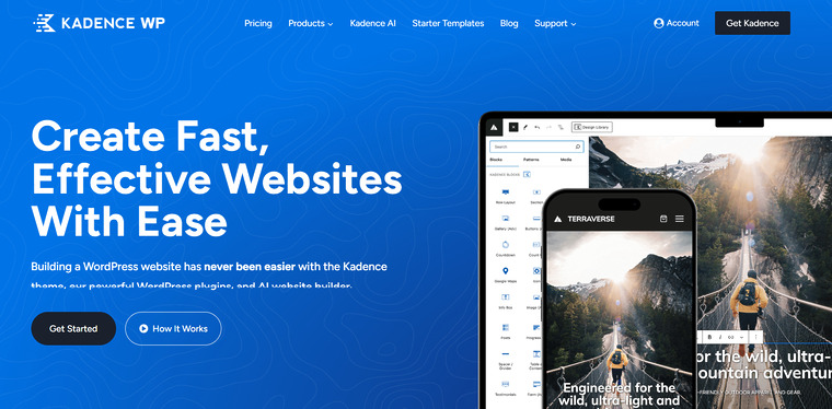 Kadence theme Kadence theme - GeneratePress Alternatives