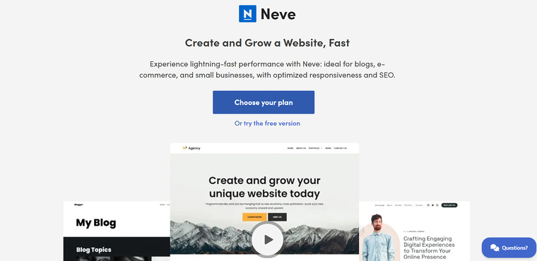 Neve Theme Neve Theme - GeneratePress Alternatives