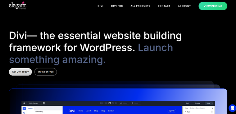 Divi Builder - Elementor Alternatives
