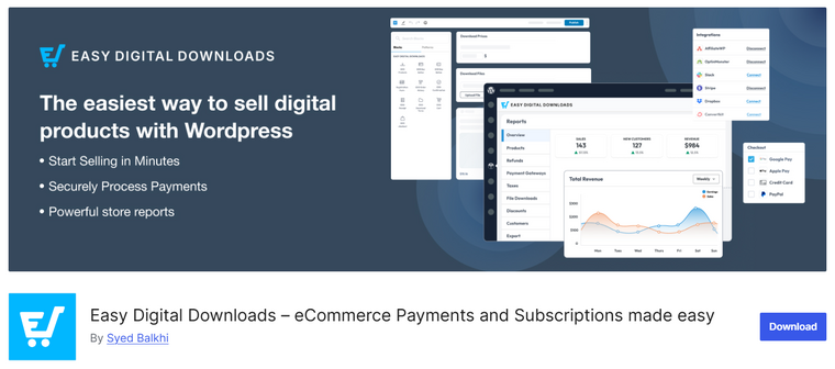 Easy Digital Downloads Easy Digital Downloads - WooCommerce Alternatives