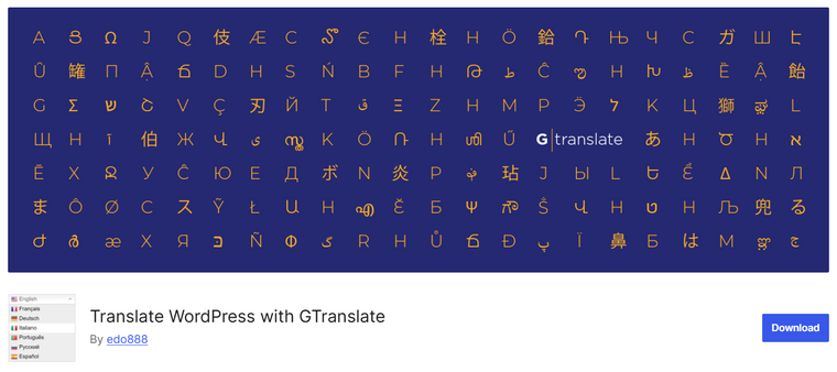 GTranslate - WordPress translation plugins