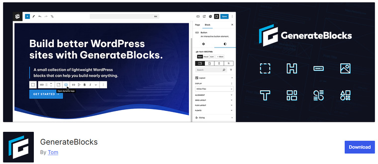 GenerateBlocks - Elementor Alternatives
