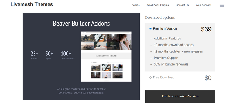 Livemesh Addons for Beaver Builder Livemesh Addons for Beaver Builder