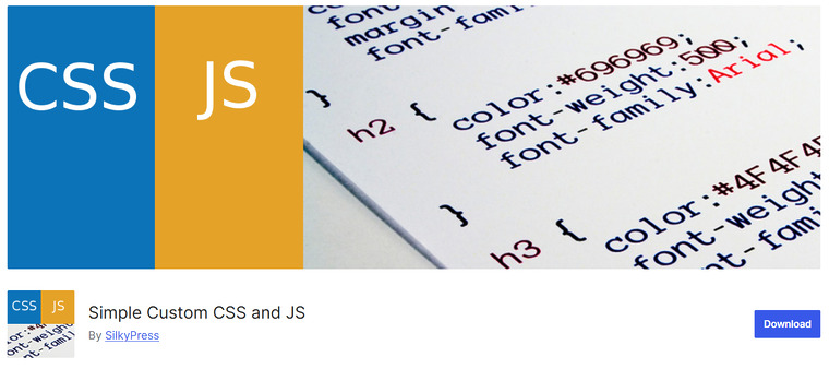 Simple Custom CSS and JS Simple Custom CSS and JS