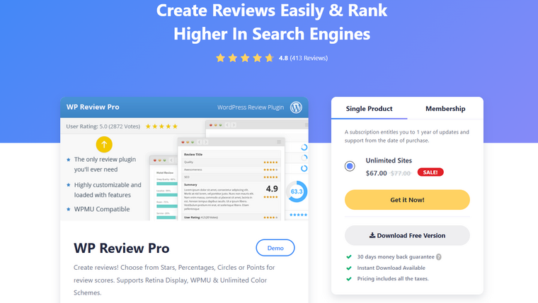 WP Review Pro
