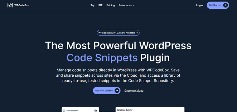 WPCodeBox WPCodeBox - WordPress Code Snippets Plugins