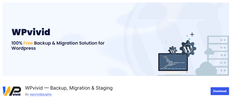 WPvivid Backup - UpdraftPlus Alternatives